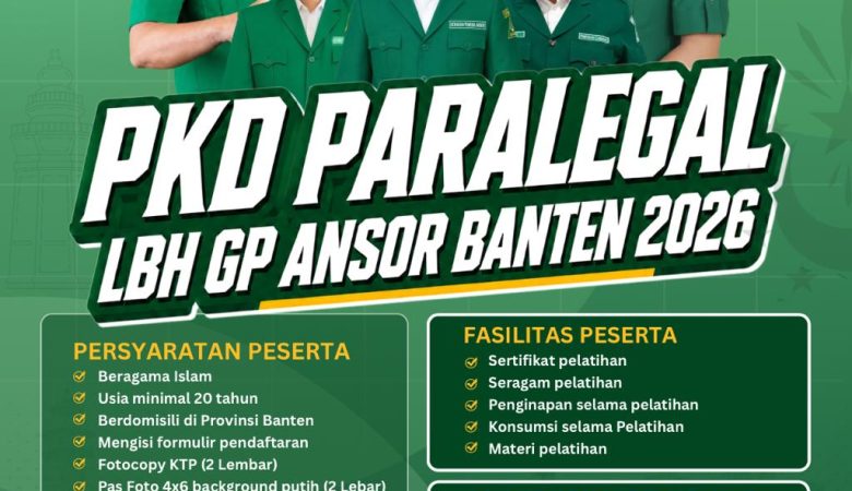 PKD Paralegal LBH GP Ansor Banten 2026